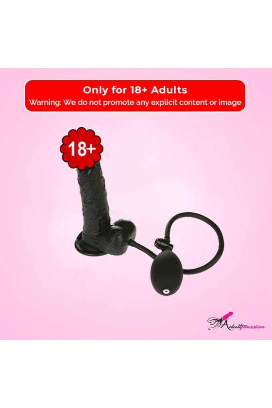 Ultimate Inflatable Realistic Non Vibrator in Black RSNV-011