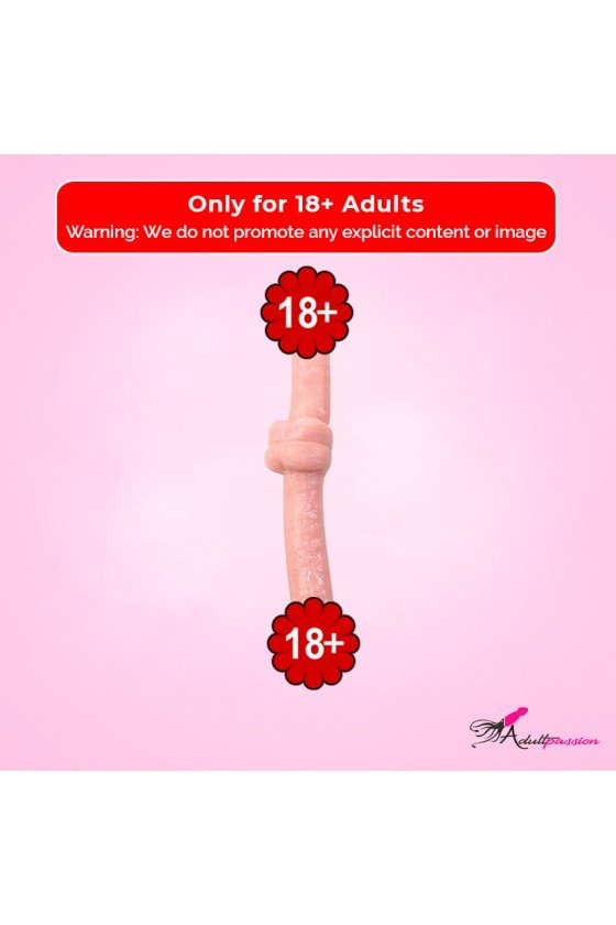 Realistic Double Dong Penis Shaped End Realistic Non Vibrator RSNV-015