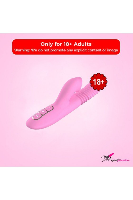 Heating 3 Layer Tongue Licking Toy Nipple Sucking Clitoris Stimulate Vibrator RV-003