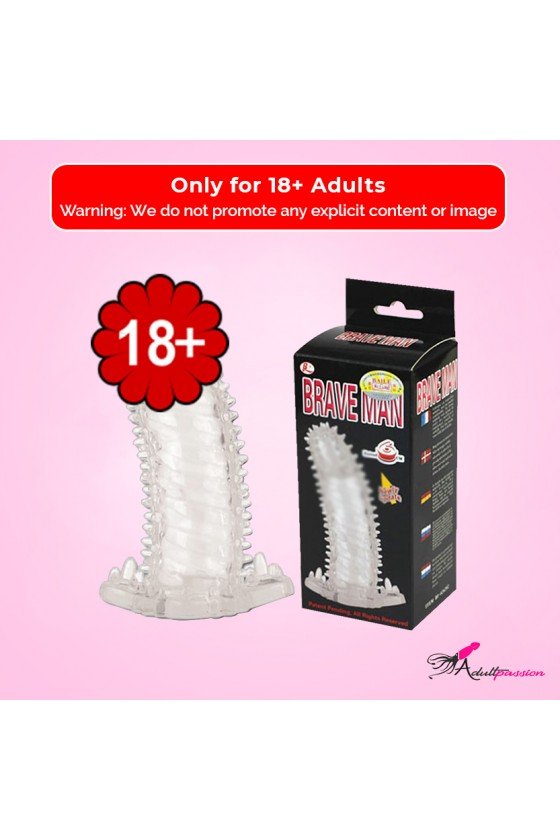 BRAVE MAN Crystal Penis Extension Sleeve PES-024