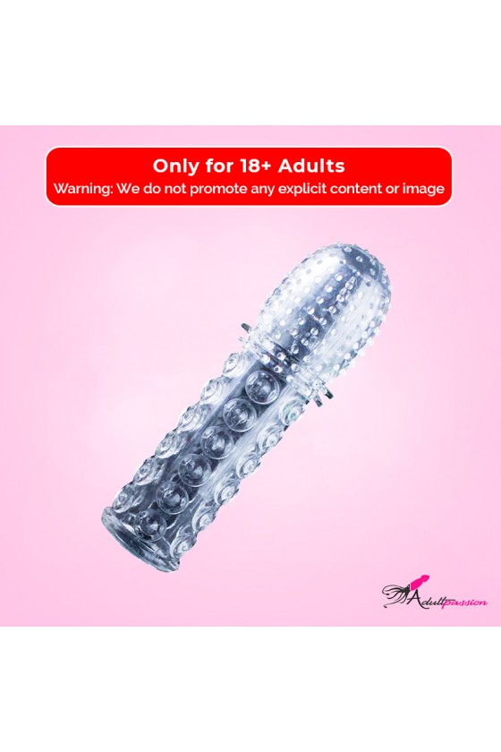 Crystal Penis Sleeve Textured Extension PES-021