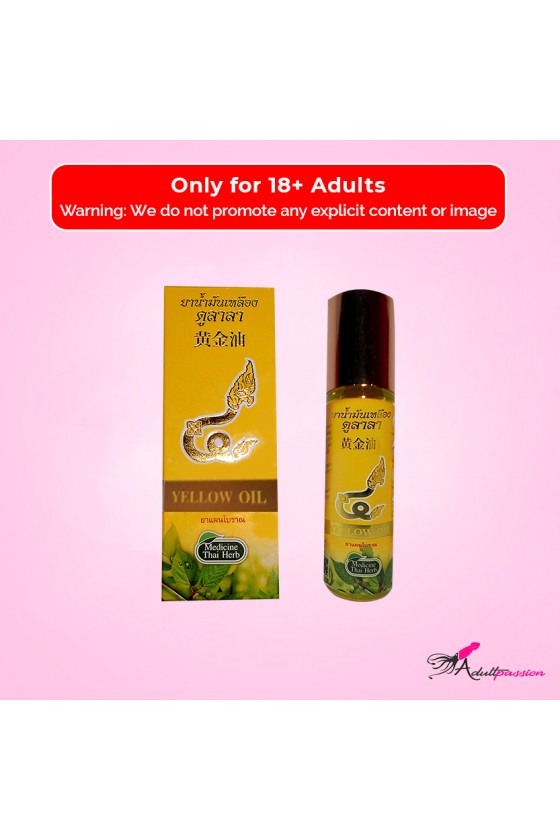 Thai herbal massage yellow oil THP-001