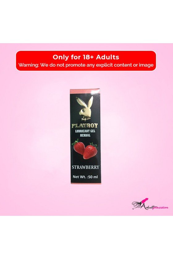 Playboy Lubricant Water Based Gel-Strawberry Flavoured CGS-034