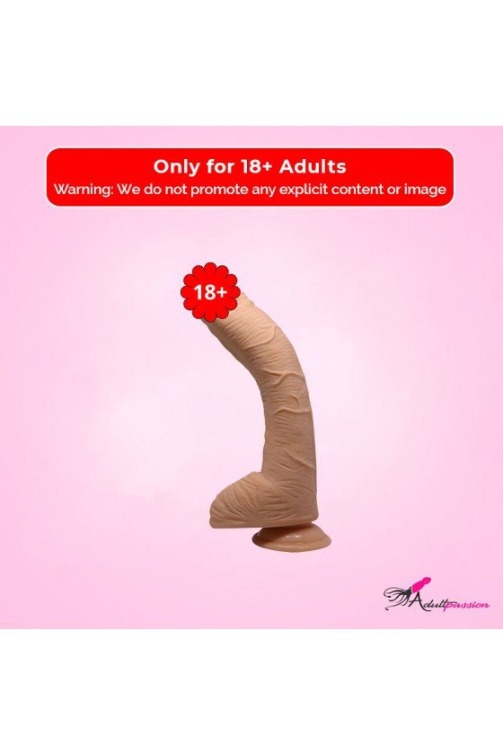 Realistic Non-vibrator with Round Balls and Suction Base RSNV-029